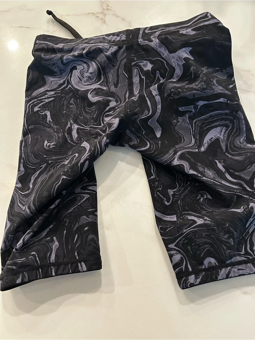 TYR Mens Tresher Jammer Tech Suit Black Marble 18 NWOT